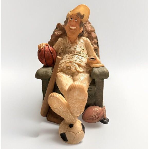 Guardian Grannies & Friends Harv The Sports Fanatic Raz Imports 1999 Doug Harris - Picture 2 of 13